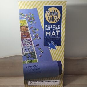 Cobble Hill Puzzle Roll Away Mat 500 1000 Piece Blue Toys Organization Jigsaw